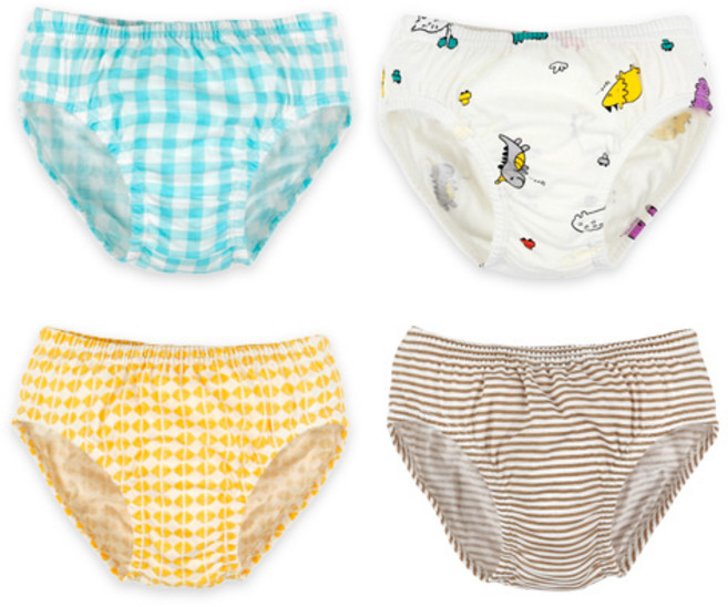 메이키즈 남아용 미니디노 삼각팬티 4종 세트