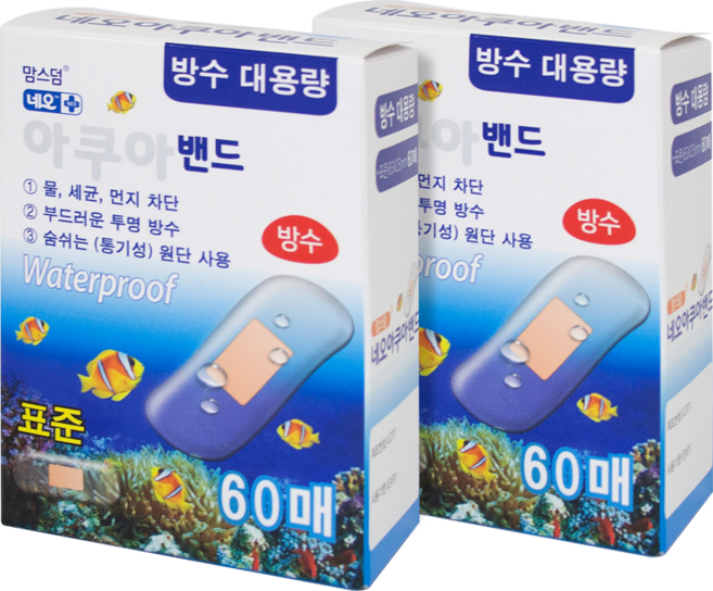 맘스덤 아쿠아밴드, 60개입, 2개