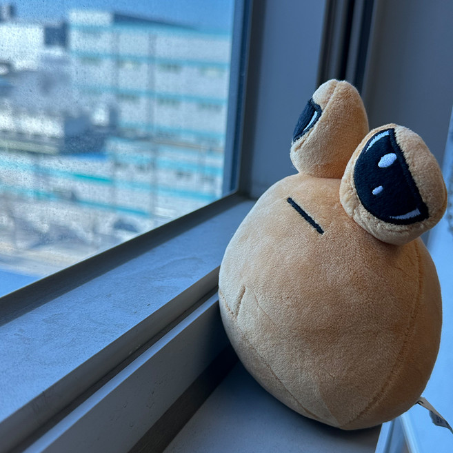 다다랜드 슬픈 눈 달팽이 인형, 12cm, 혼합색상, 1개