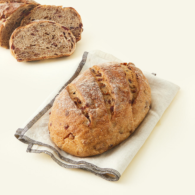 바른식방 크랜베리호두 깜빠뉴, 430g, 1개, 1개입