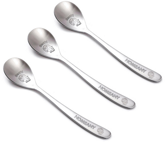 홈애니 국산 티스푼, 3개, 사자, 단품