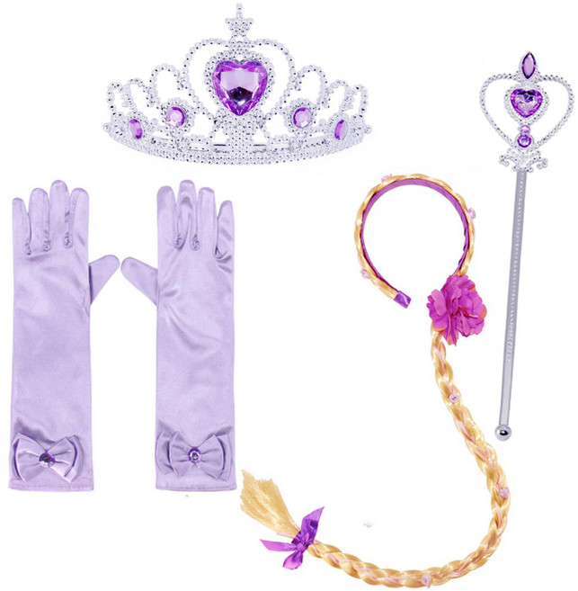 리본장갑 머리띠 4종 세트