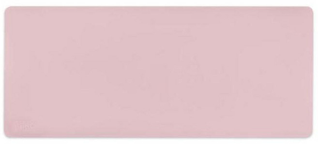 ABKO 粉彩書桌長型滑鼠墊, 粉色的, 1件