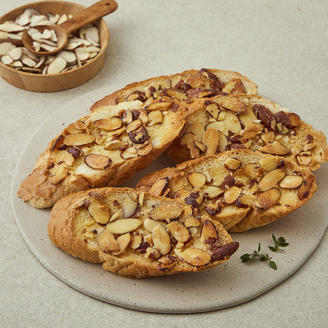 프레시오늘 국내산 꿀 달콤바삭 아몬드바게트, 20g, 8개입, 1개