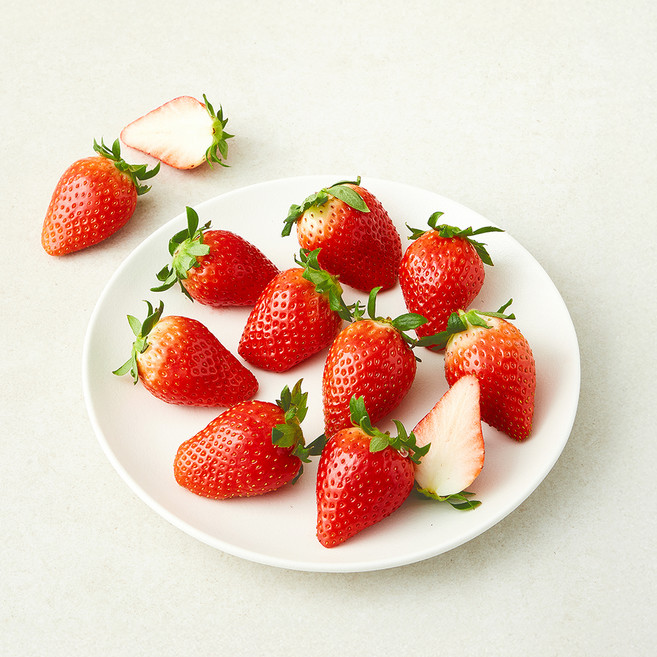 논산 킹스베리 딸기 중과, 1개, 350g