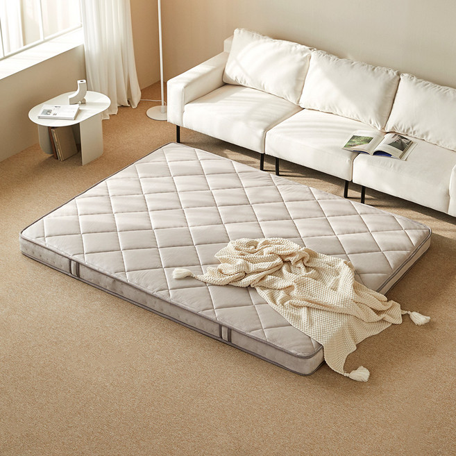 파로마 베일라 미니 포켓 슬림 매트리스 토퍼 방문설치, 베이지, 11cm