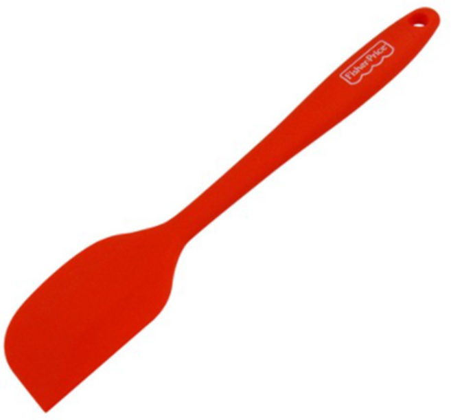 피셔프라이스 실리콘 조리주걱, 레드, 1개