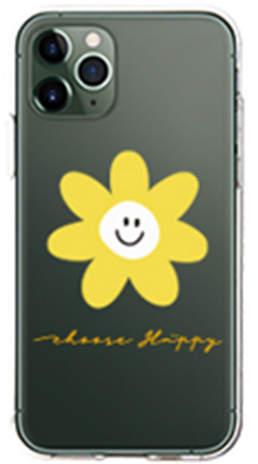 원베스트 디자인 클리어 젤리 휴대폰 케이스 D 05 무드 데이지