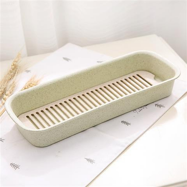 KOVIRA 다용도 수저통 30 x 11 cm, 그린, 2개