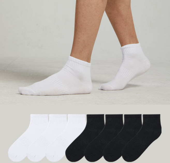 스위스밀리터리 남성용 데일리 스포츠 커버 양말 8켤레, 혼합색상, 1세트