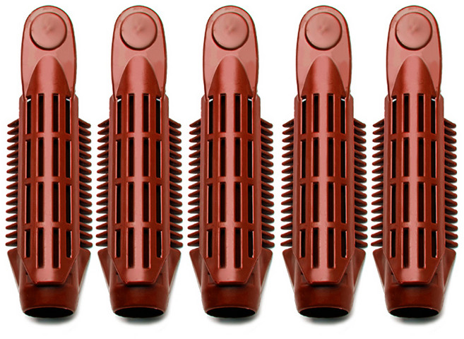 셀리본 헤어볼륨롤스타 뿌리 볼륨업 집게 5p, 1개, 브라운