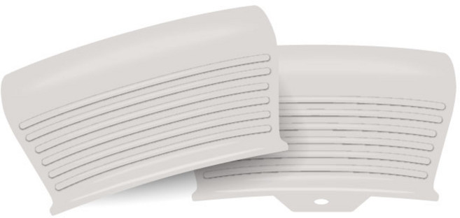 리파인드바이미앤주 실리콘 냄비 손잡이, 아이보리, 2개