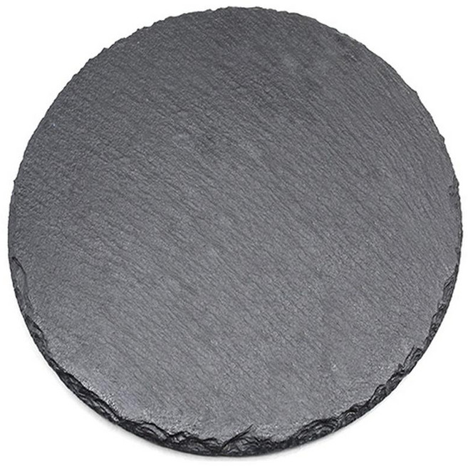 SGS 圓形石板餐盤, 深灰色, 1個