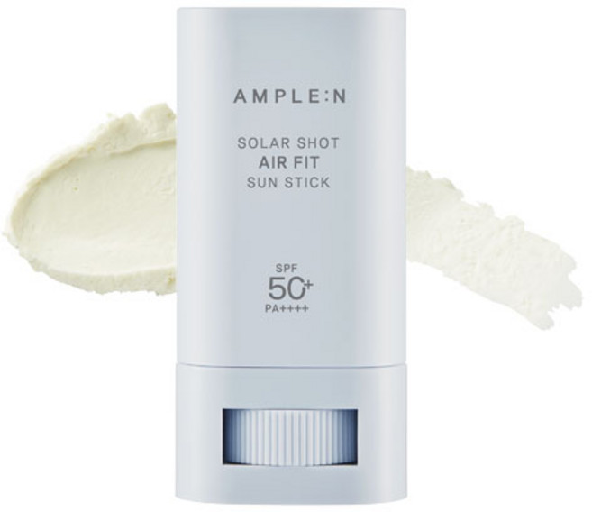 AMPLE N Solar Shot輕盈服貼防曬棒 SPF50+ PA++++, 20g, 1條