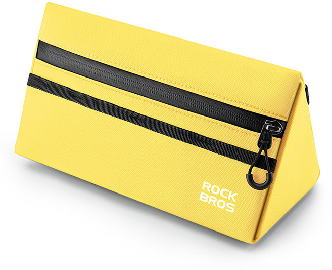 락브로스 핸들바 가방 W011, 옐로우, 1개