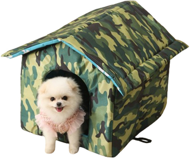 둥둥펫 반려동물 겨울집, 밀리터리, 1개