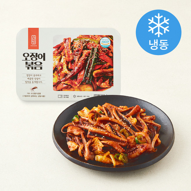 김씨밥 오징어볶음 (냉동), 1개, 350g