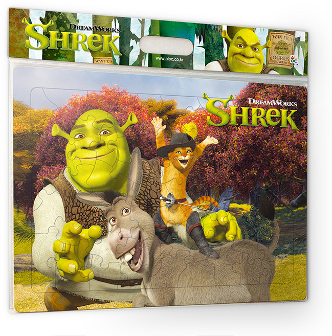 알록 슈렉 판퍼즐 AL80-180, 80피스, 혼합색상