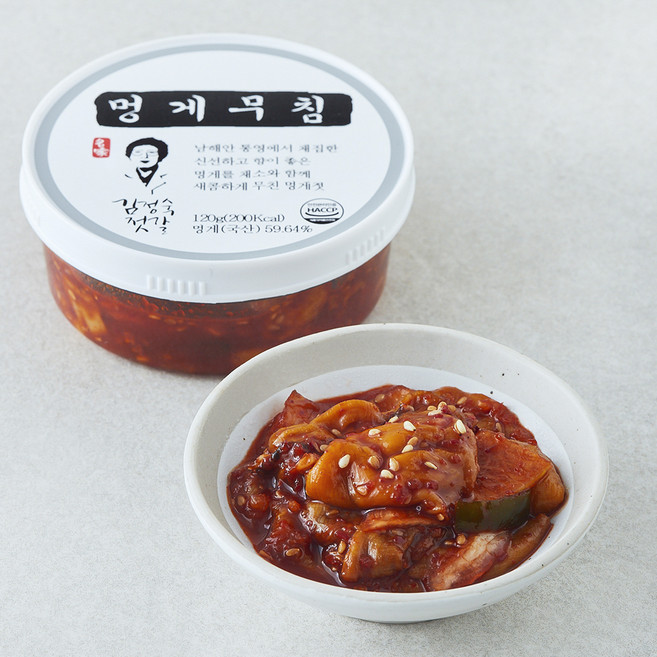 동광 김정숙 젓갈 멍게무침, 120g, 1개