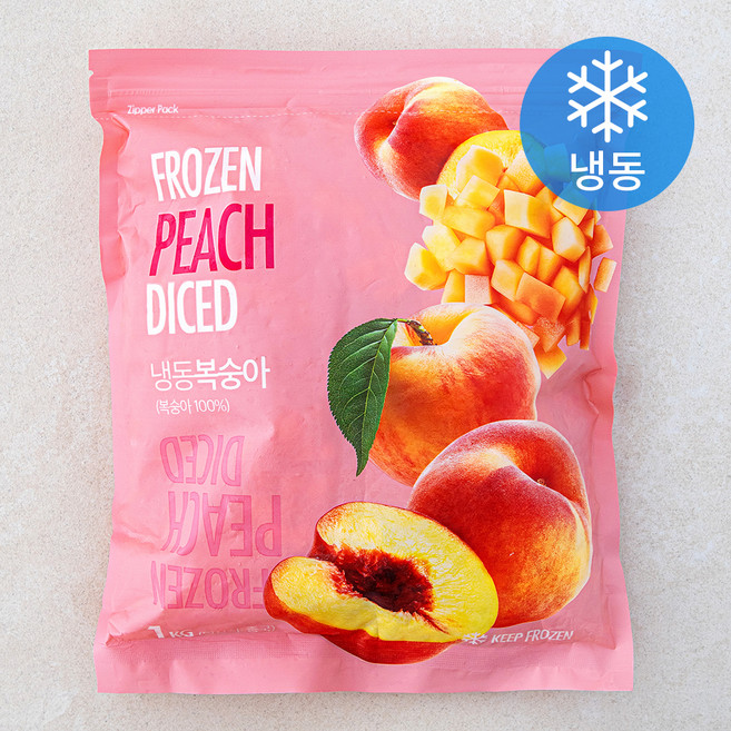 복숭아 (냉동), 1개, 1kg