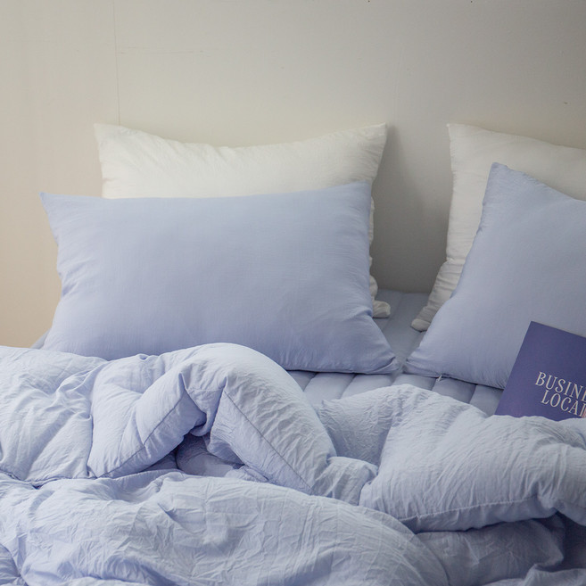 그래이불 몽글몽글 부드러운 워싱 마이크로 모달 베개커버