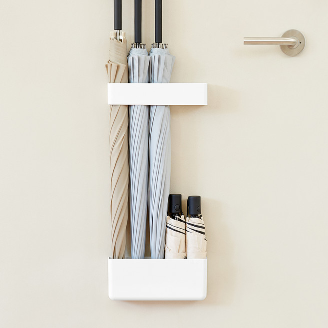 리템 우산꽂이 자석형 5구, 화이트, 1개