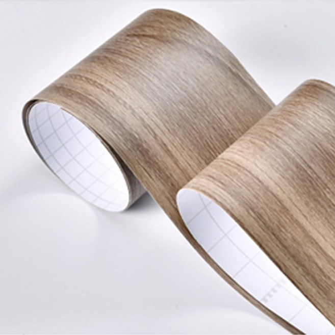 아리코 두꺼운 바닥 몰딩 보수 시트지, 우드 브라운