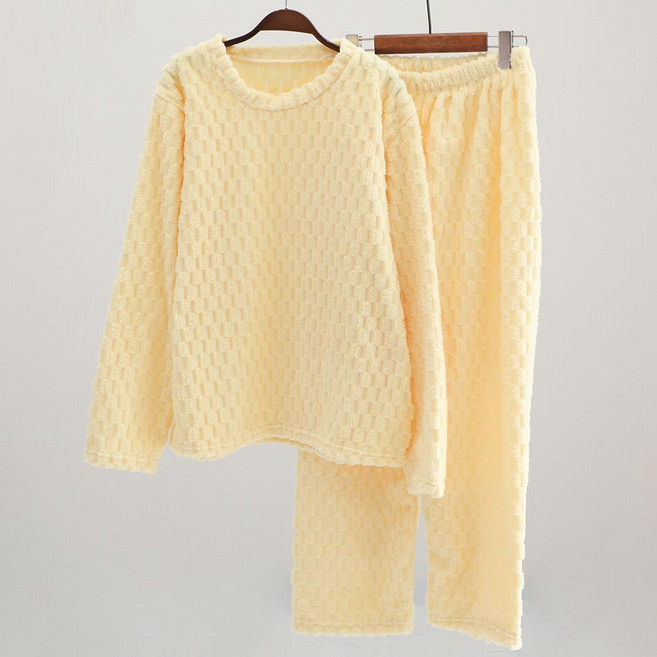 글램공감 어니언 여성용 융털 잠옷 긴팔 투피스 세트