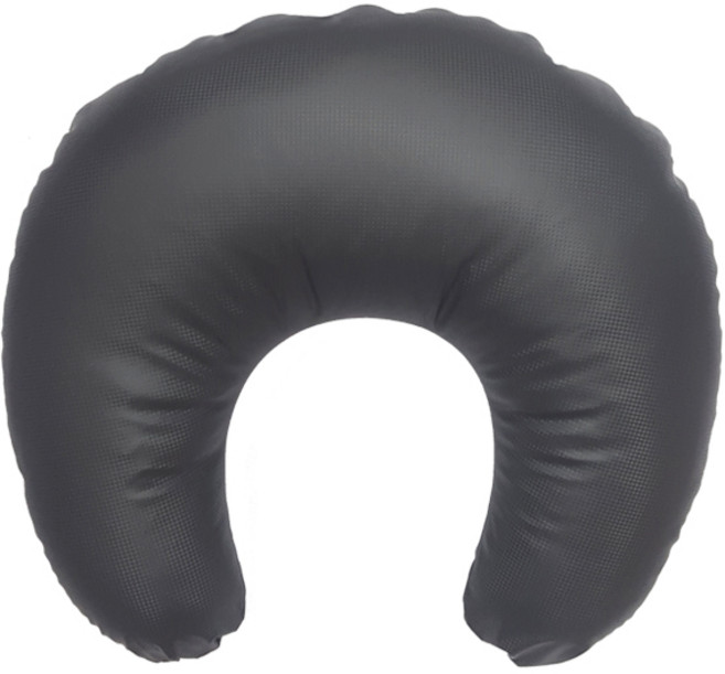 지앤그린 미용실 독서 허그 배꼽쿠션, 그레이