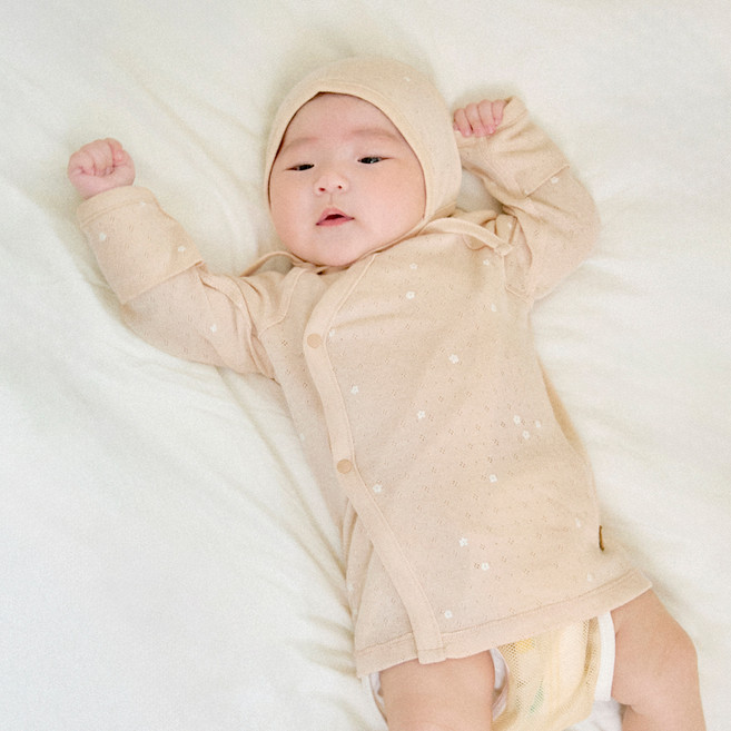 Bamboo Bebe 寶寶花朵紗布衣