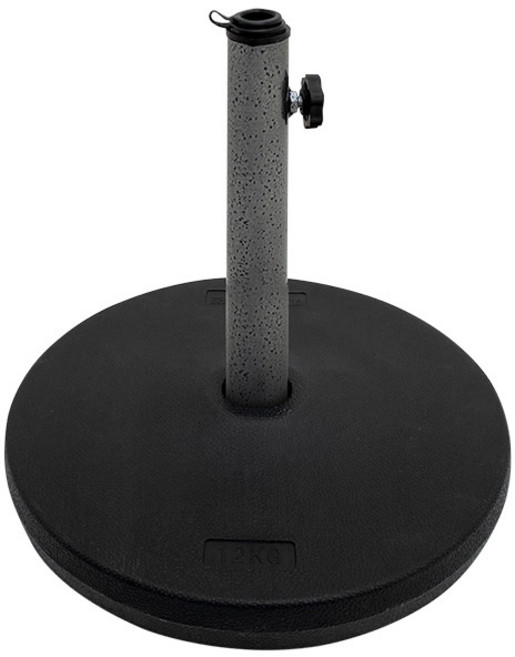 밴프 파라솔 받침대 원형 12kg, 블랙