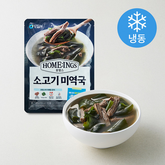 청정원 호밍스 소고기 미역국 (냉동), 100g, 1개