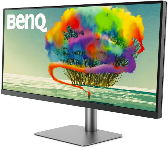 BenQ 明基 IPS 2K 21:9 寬2K HDR400 廣色域專業設計繪圖螢幕, PD3420Q, 34吋