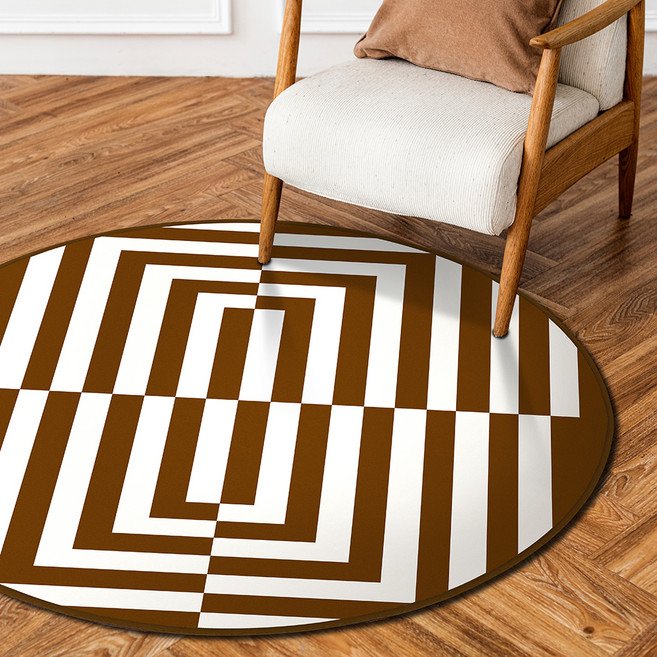 이정데코 까사 리버스 라이너 원형 러그