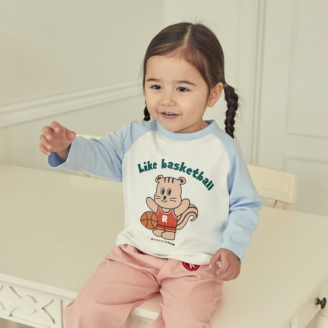 ROTOTO bebe 兒童Carry拉格蘭T恤