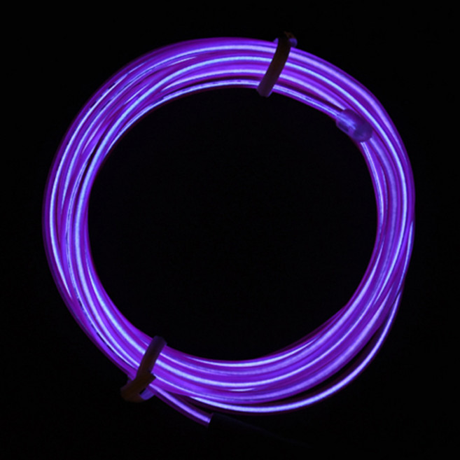 파티해 EL 와이어줄 + 인버터, 퍼플, 1개