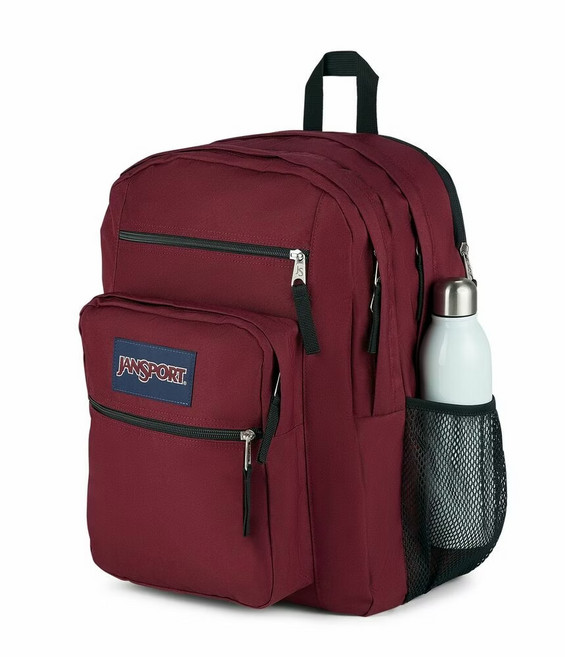 JANSPORT BIG STUDENT 大容量背包 JS0A47JK04S 34L, 酒棕紅