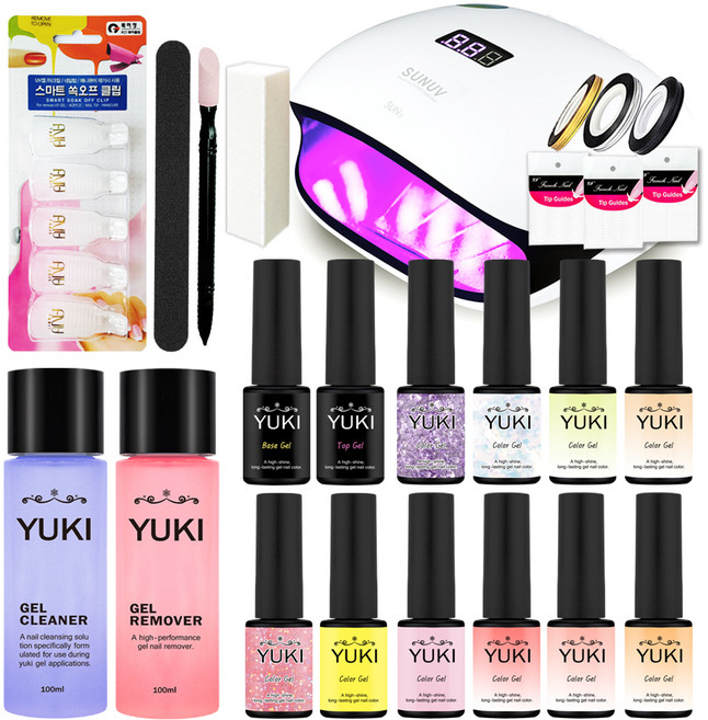 유키 48W 89 젤네일 A세트, 25종, 1세트