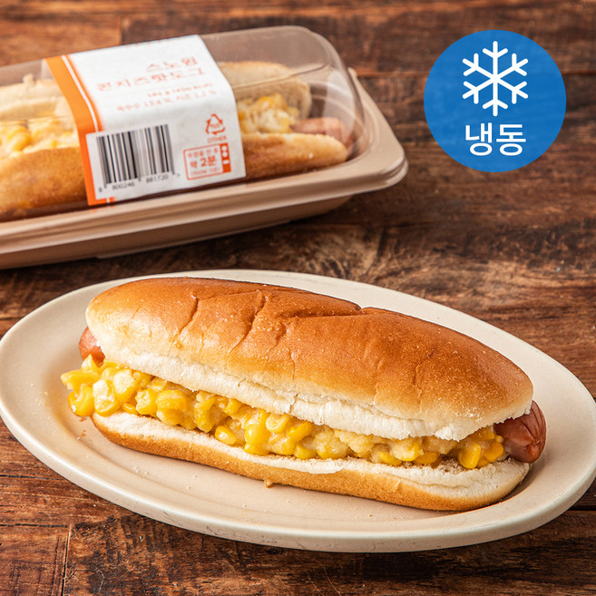 베즐리 스노윙 콘치즈핫도그 (냉동), 181g, 1개입, 1개