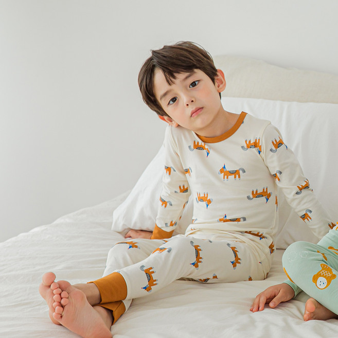 뎀뎀 아동용 동키 스판 내의 세트