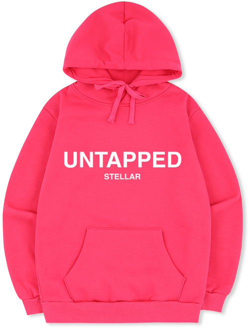 UNTAPPED 男款大尺碼Stella刷毛連帽T恤