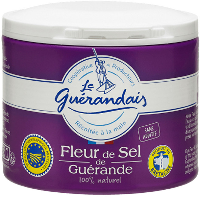 르게랑데 게랑드 플뢰르 드 셀 토판 천일염, 125g, 1개