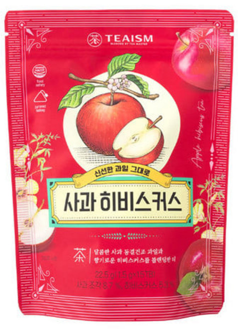 쌍계명차 사과 히비스커스, 1.5g, 15개입, 1개