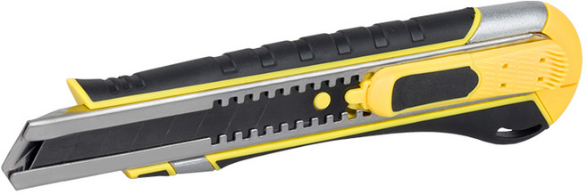 케이디와이 고무그립 오토리턴 자석 커터칼 KC-18A, 1개