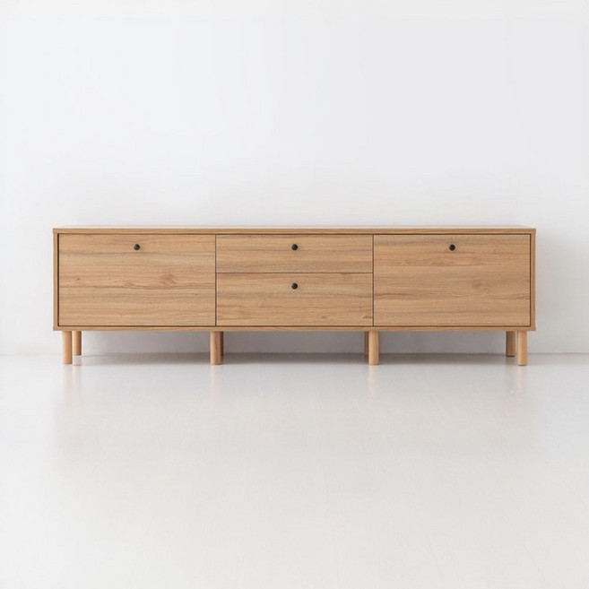 마켓비 폴라보 TV거실장 서랍형 TBM54190D 방문설치, 캄포어베니어