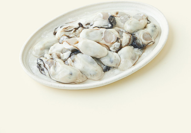 지하암반해수로 씻어낸 이력제 가열조리용 생굴 (냉장), 1개, 380g