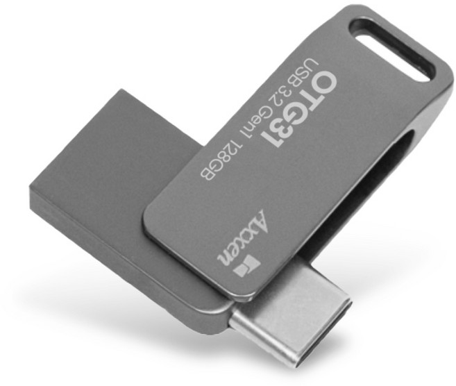 액센 가디언 USB 3.2 Gen1 USB 메모리 OTG31, 128GB, 1개