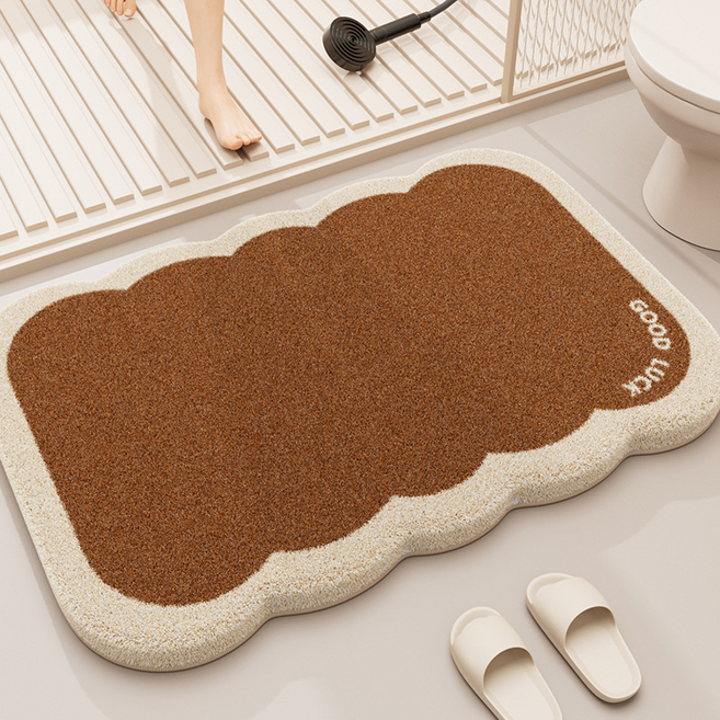 사인포스트 캐시미어라이크 이쁜 발매트, 브라운