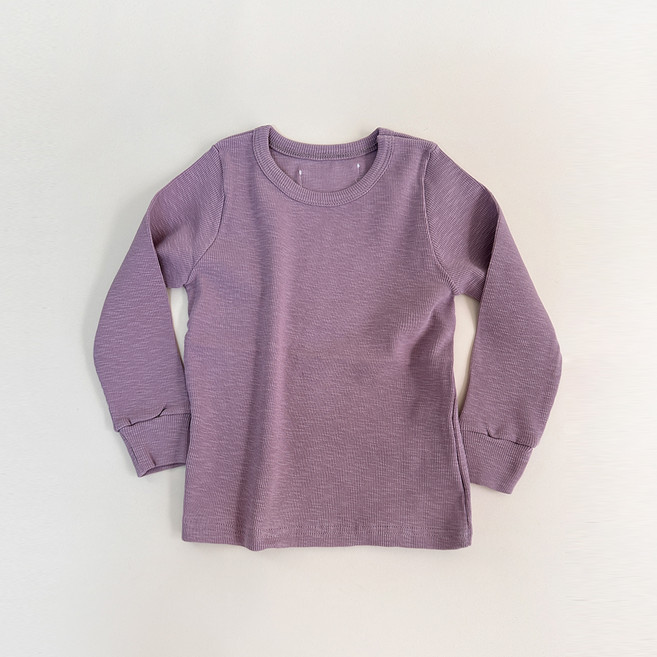 서울원아동복 맘스메이드 아동용 골지 슬랍 시보리 티셔츠