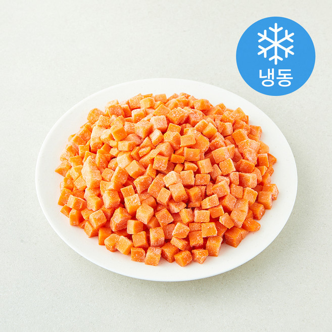 당근 다이스(냉동), 2개, 1kg